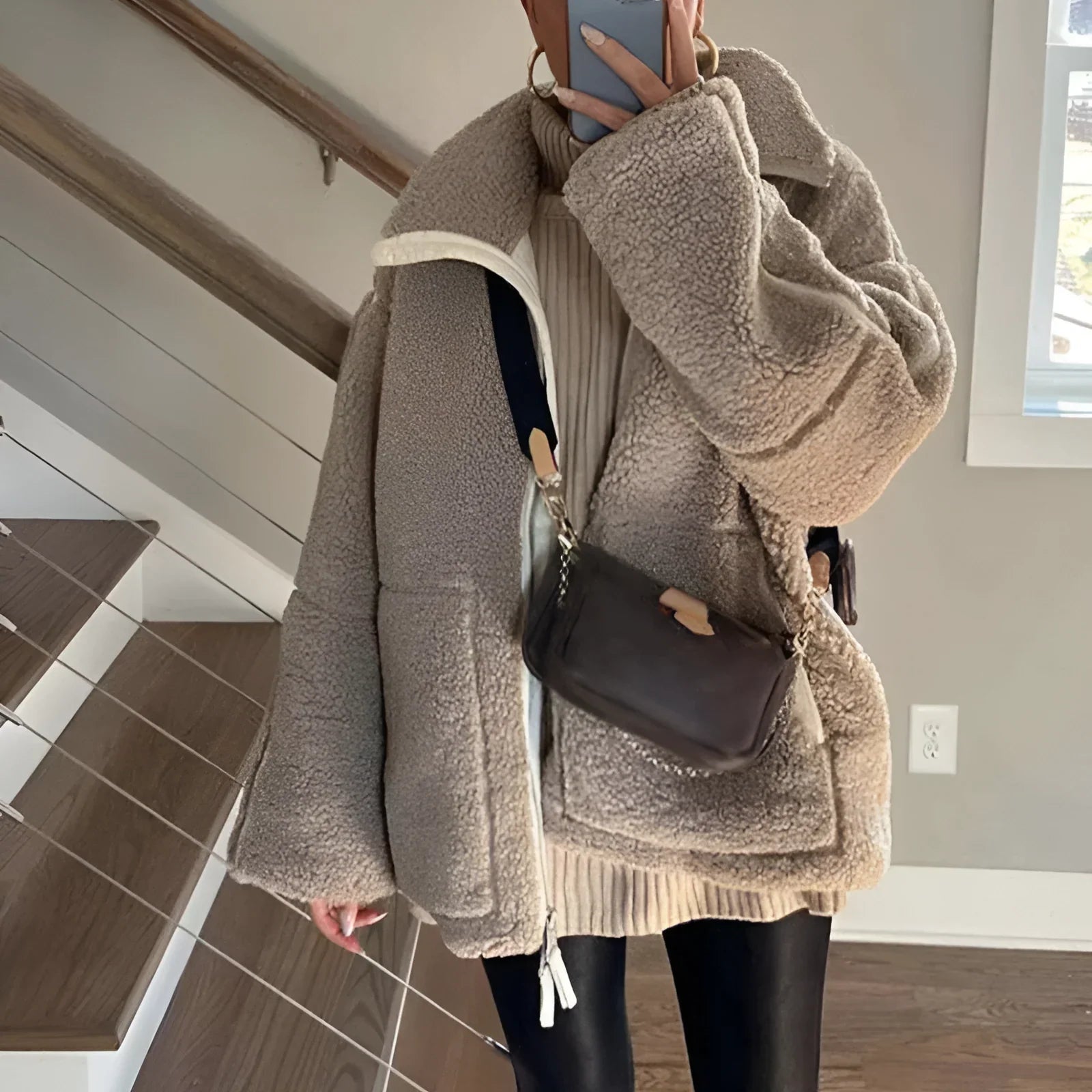 Plüschfleece Jacket für Damen 3