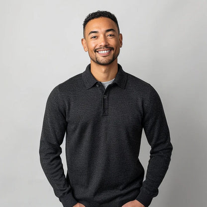 Polo-Pullover – mit Kragen – Pullover – Strickpullover – Herrenpullover-Chaps Herrenmode