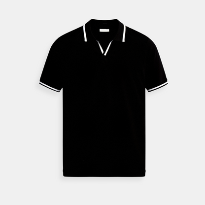 Polo-Shirt – Feinstrick – Mit Kragen – Gestricktes T-Shirt – Herren-Poloshirt-Chaps Herrenmode