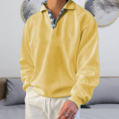 Polo-Sweatshirt – Polopullover für Männer mit Kragen und lockerer Passform-Chaps Herrenmode