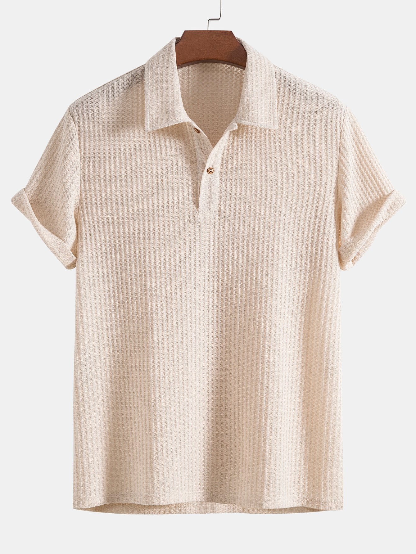 Herren Polo Shirt Kurzarm Kragen Knopfleiste Modern - BerlinGlamour