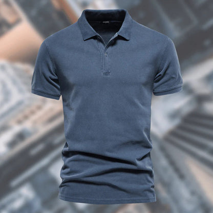 Herren Polo T-Shirt Kurzarm Mit Knöpfen - BerlinGlamour