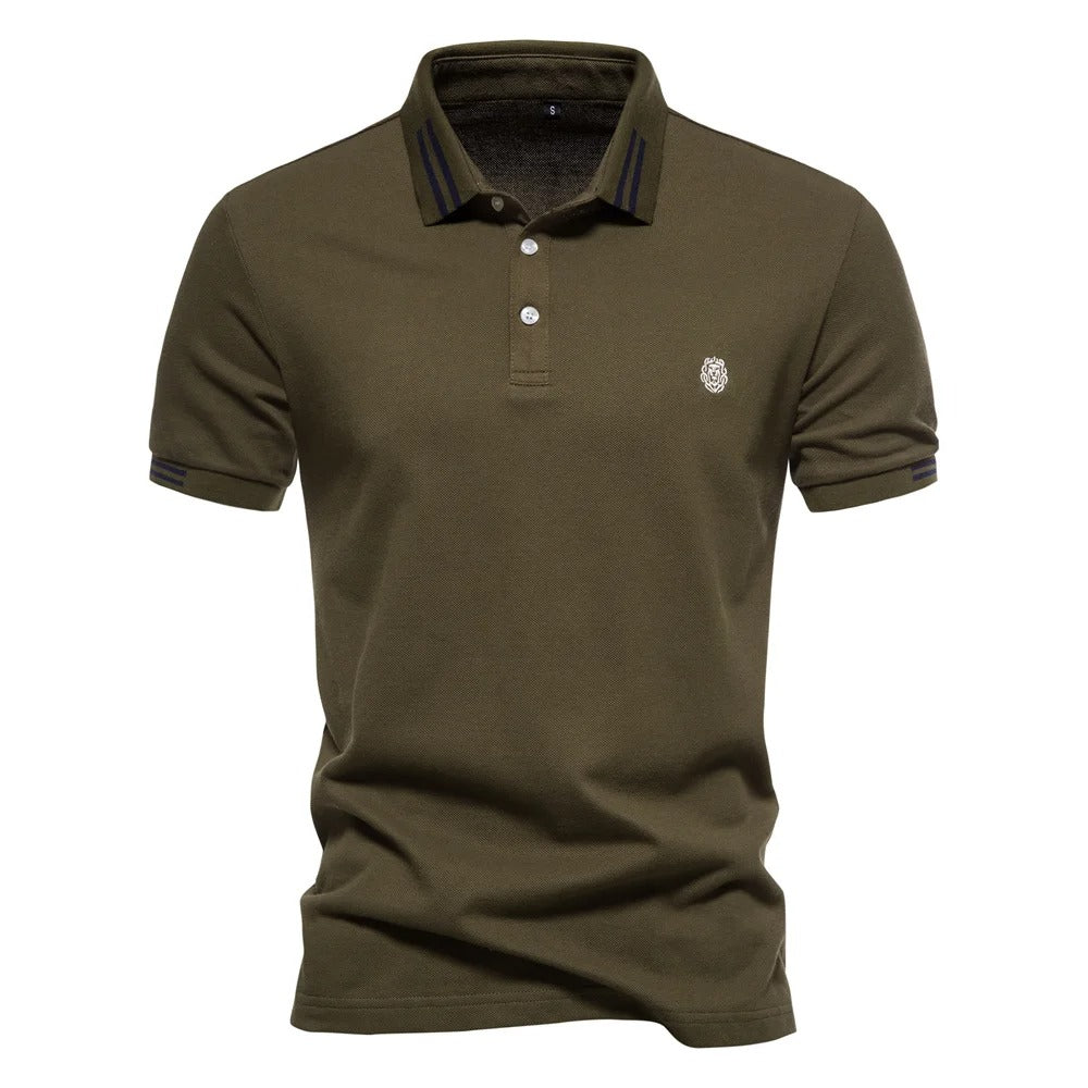 Herren Polo T-Shirt Slim Fit Umlegekragen - BerlinGlamour