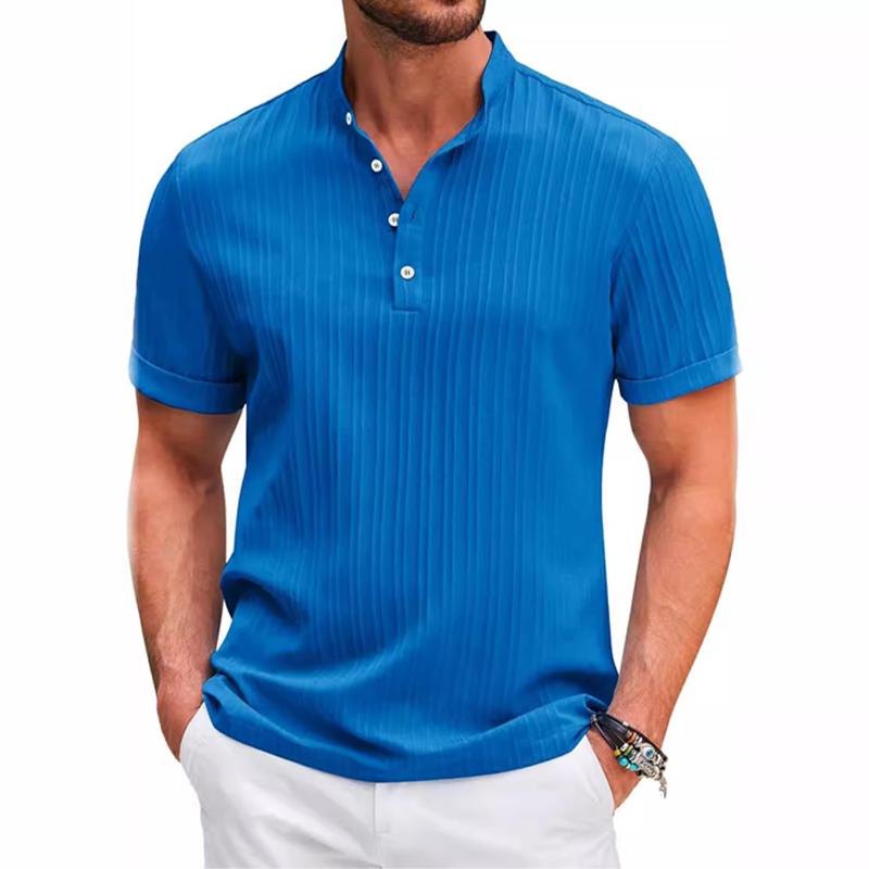 Herren Polohemd Kurzarm Button-Down - BerlinGlamour