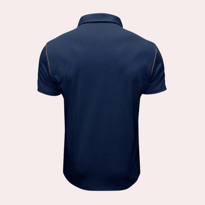 Polohemd - Revers - Brusttasche - Kurzarm-Polohemd - Polohemden für Männer-Chaps Herrenmode