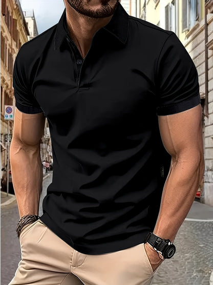 Herren Polohemd Kurzarm Kragen Modern Stylisch - BerlinGlamour