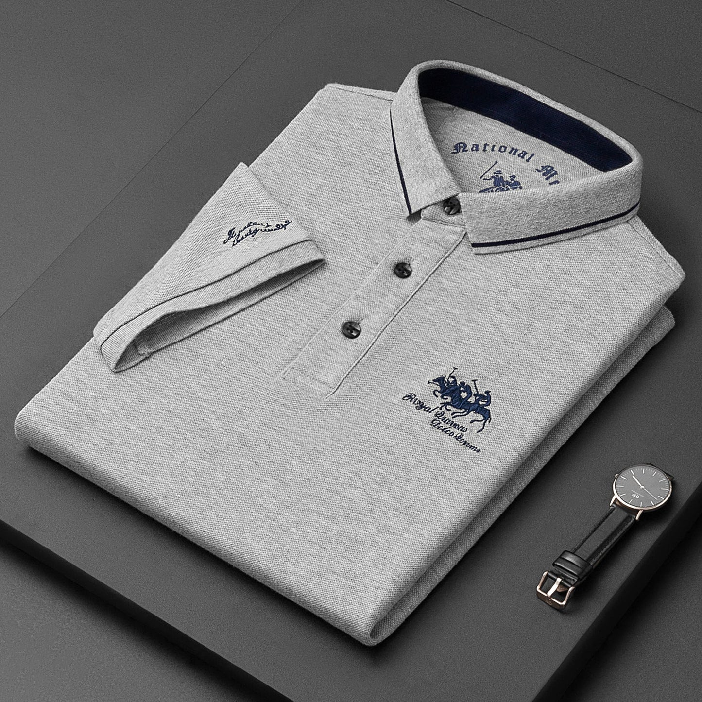 Polo-Shirt Herren Kragen Knöpfe Sportlich - BerlinGlamour