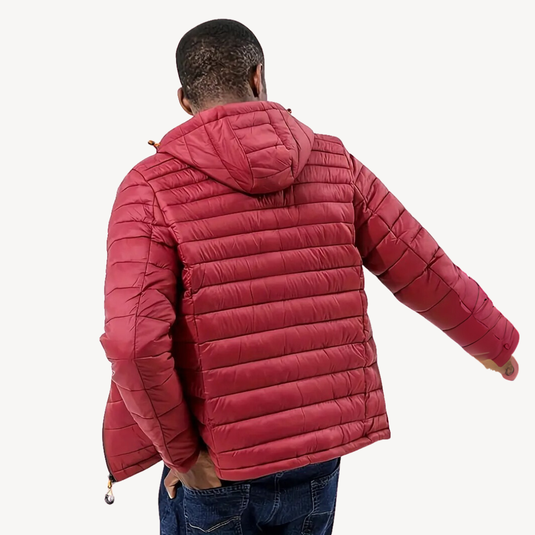 Polyester-Steppjacke mit Kapuze für Herren | Loravelle 1