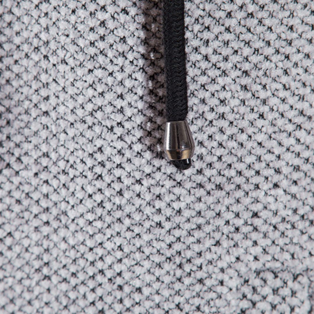 Mittellange Winterjacke Reißverschluss Kapuze Warm Bequem