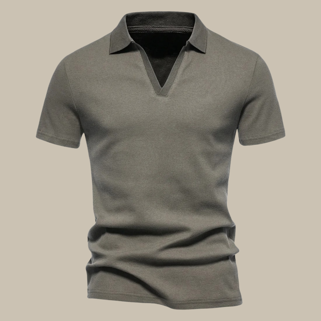 Herren Polo Merino Optik Premium Qualität - BerlinGlamour
