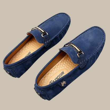 Bequeme Herren Mokassins aus Wildleder Schuhe
