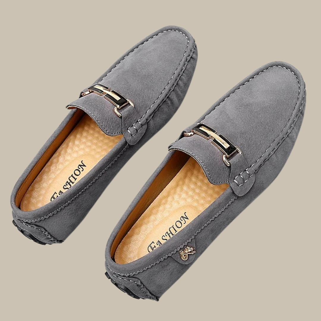 Bequeme Herren Mokassins aus Wildleder Schuhe