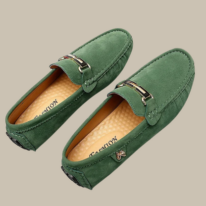 Bequeme Herren Mokassins aus Wildleder Schuhe
