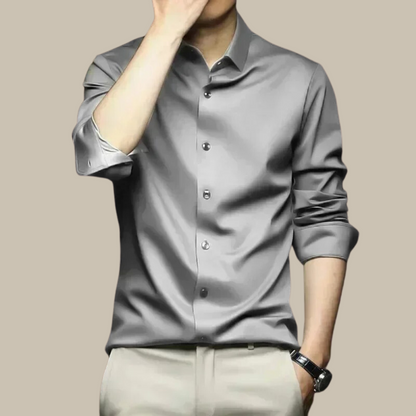 Elegantes Seidenhemd Herren Luxus Qualität