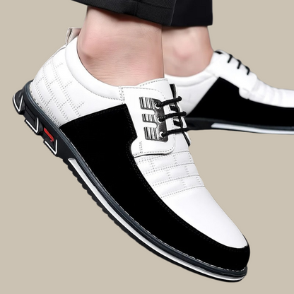 Herren Business Schuhe Leder Schnürsenkel Elegant - BerlinGlamour