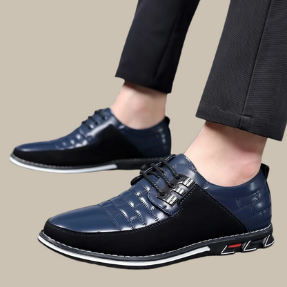 Herren Business Schuhe Leder Schnürsenkel Elegant