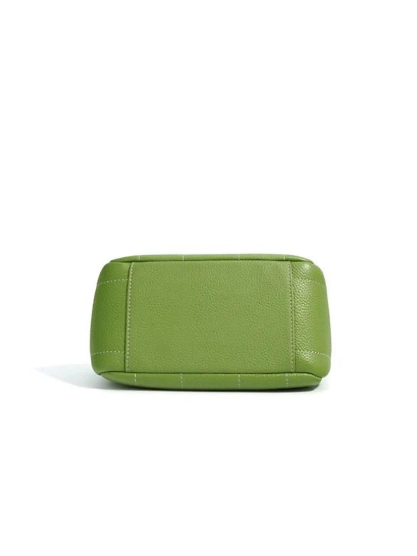 Grüne Leder-Tasche Minimalistisch Stilvoll Frauenhandtasche