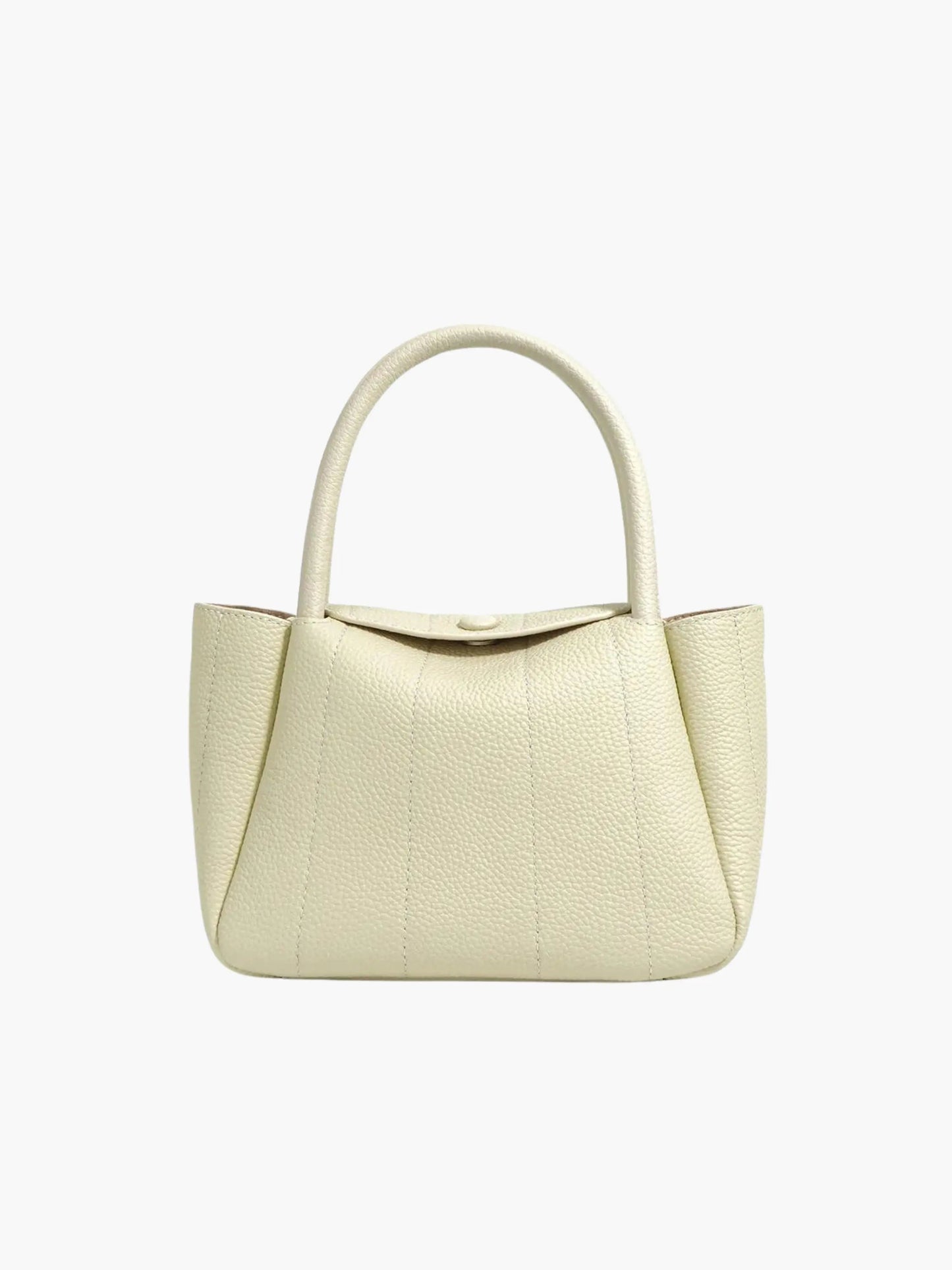 Grüne Leder-Tasche Minimalistisch Stilvoll Frauenhandtasche