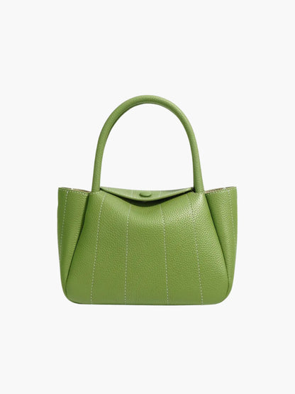 Grüne Leder-Tasche Minimalistisch Stilvoll Frauenhandtasche - BerlinGlamour