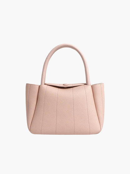 Grüne Leder-Tasche Minimalistisch Stilvoll Frauenhandtasche