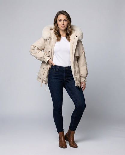Damen Wintermantel Lang Warm Elegant - BerlinGlamour
