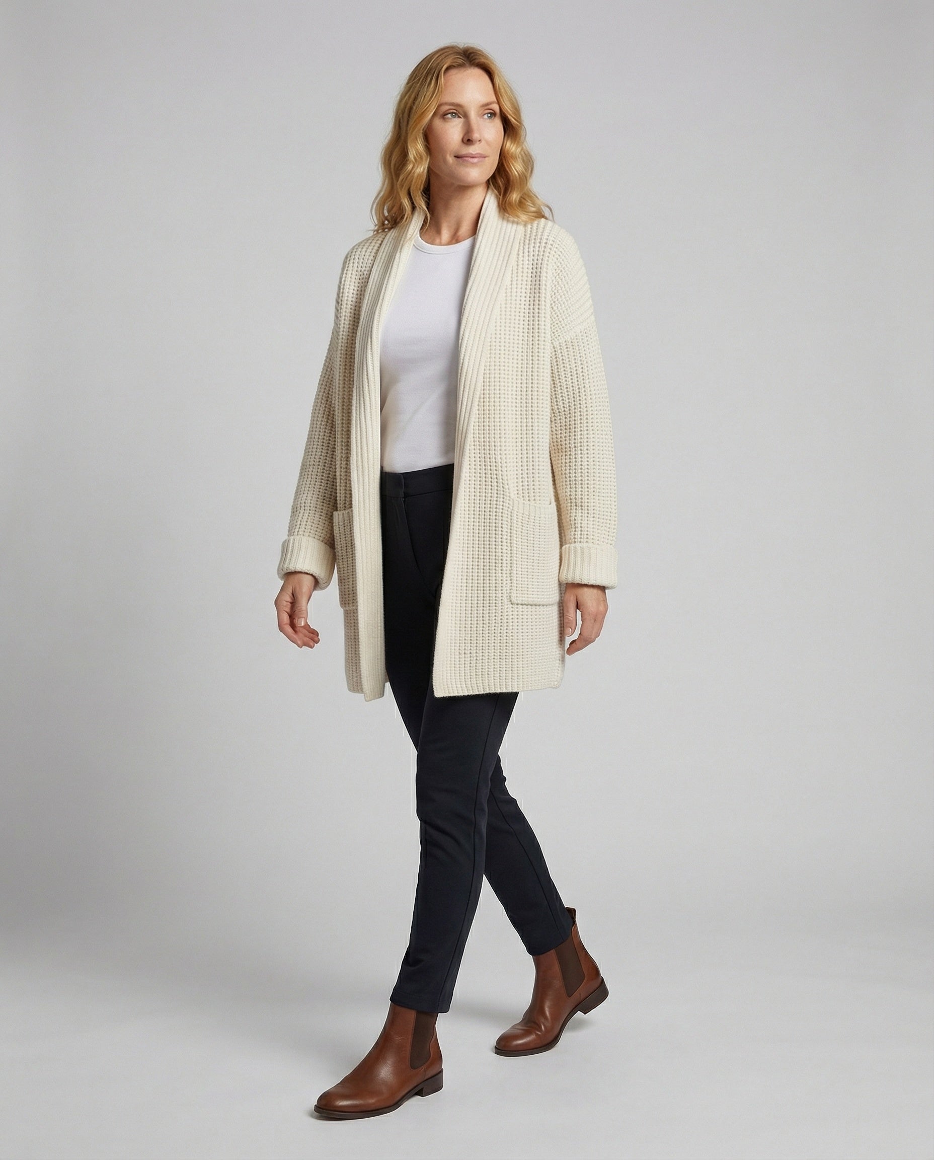 Weicher Cardigan Elegante Damenjacke Modern - BerlinGlamour