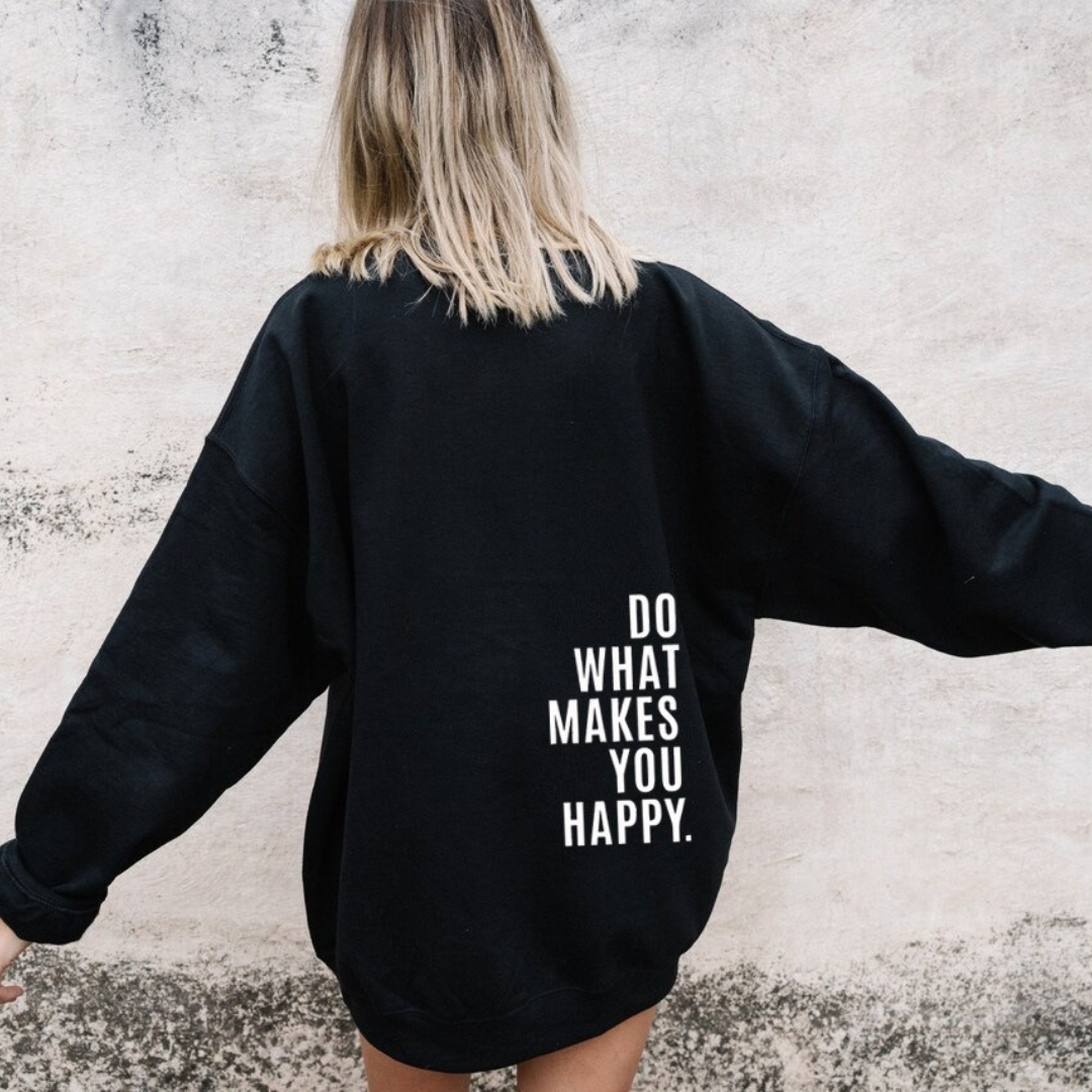 Rostfarbener Kapuzenpullover Statement Fashion Modern