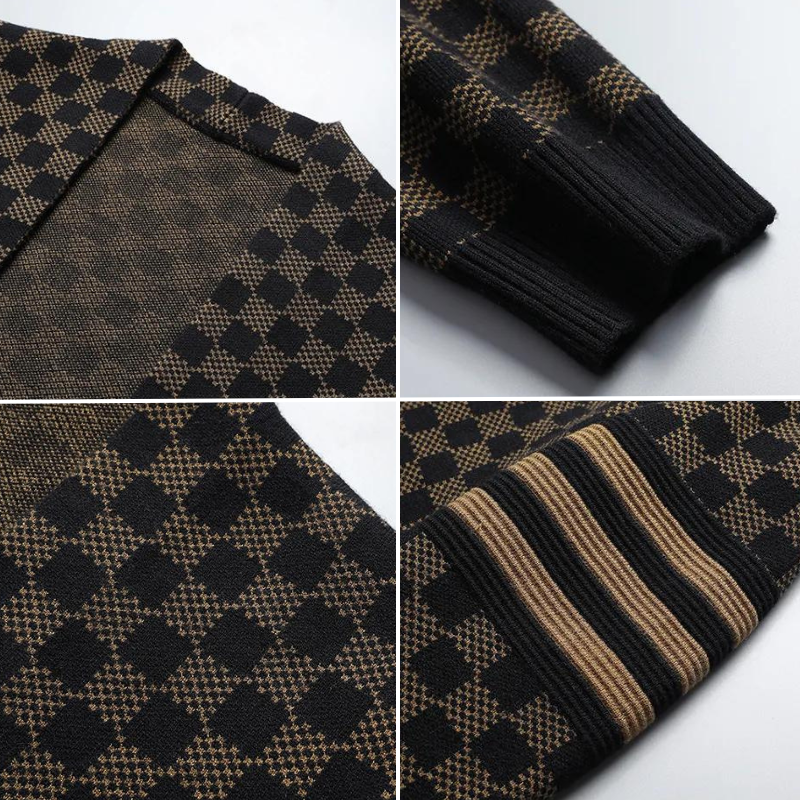 Herren Cardigan Warm Stilvoll Premium Qualität