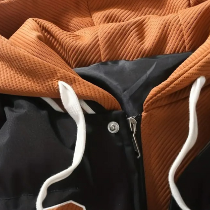 Puffer-Collegejacke mit Kapuze für Herren | Loravelle 2