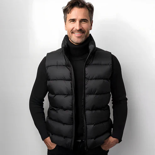 Herren Pufferweste Ärmellos Warm Winter - BerlinGlamour