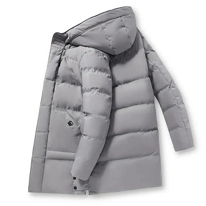 Pufferjacke | Gepolstert | Kapuze | Daunenjacke | Herren Wintermantel-Chaps Herrenmode