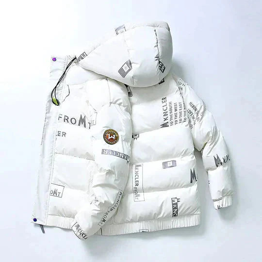 Herren Winterjacke Daunen Kapuzenjacke Warm - BerlinGlamour