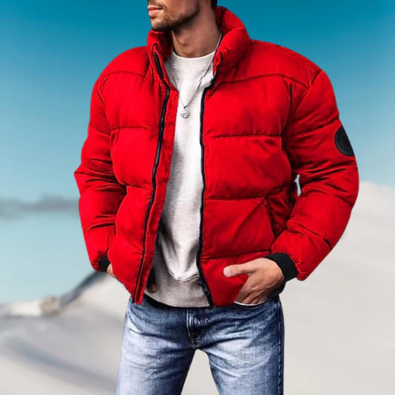Herren Winterjacke Warm Isoliert Mit Reißverschluss - BerlinGlamour