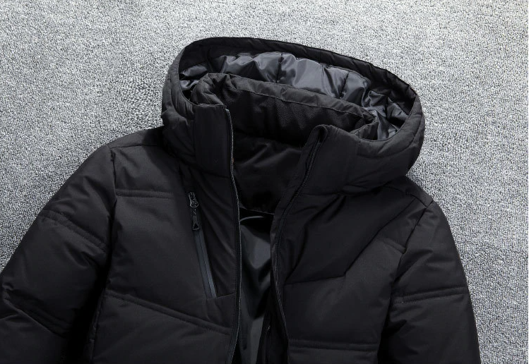 Herren Daunenjacke Warm Gefüttert Kapuze Winter - BerlinGlamour