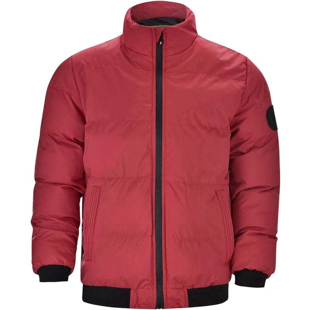 Pufferjacke – Warme, wattierte Winterjacke mit Reißverschluss für Herren-Chaps Herrenmode