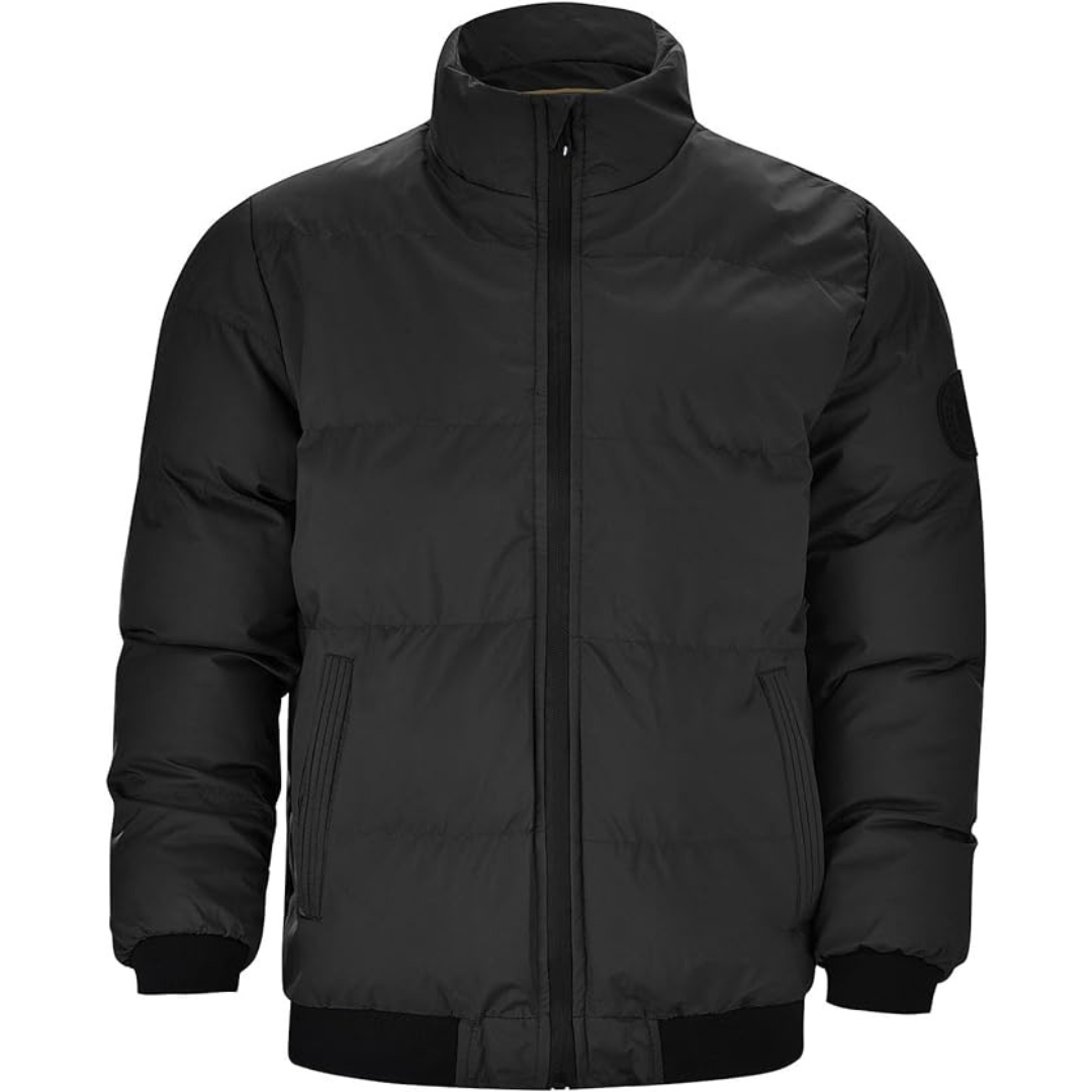 Pufferjacke – Warme, wattierte Winterjacke mit Reißverschluss für Herren-Chaps Herrenmode