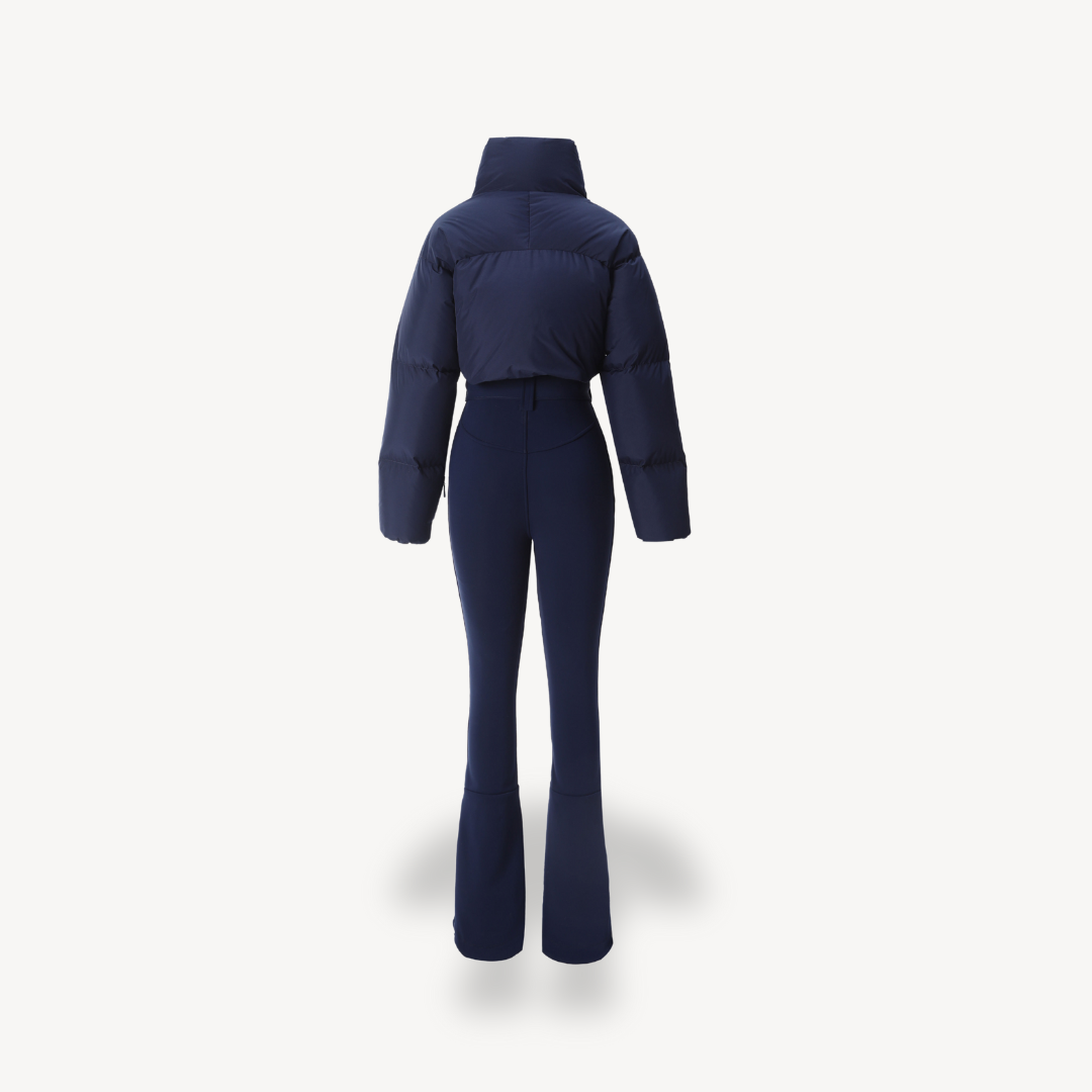 Pufferjacke für Damen mit Gürtelhose | Loravelle 1