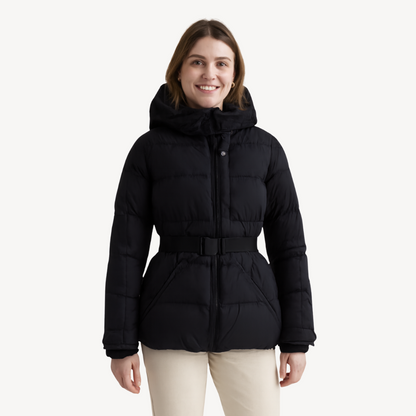 Pufferjacke mit Gürtel für Damen 4