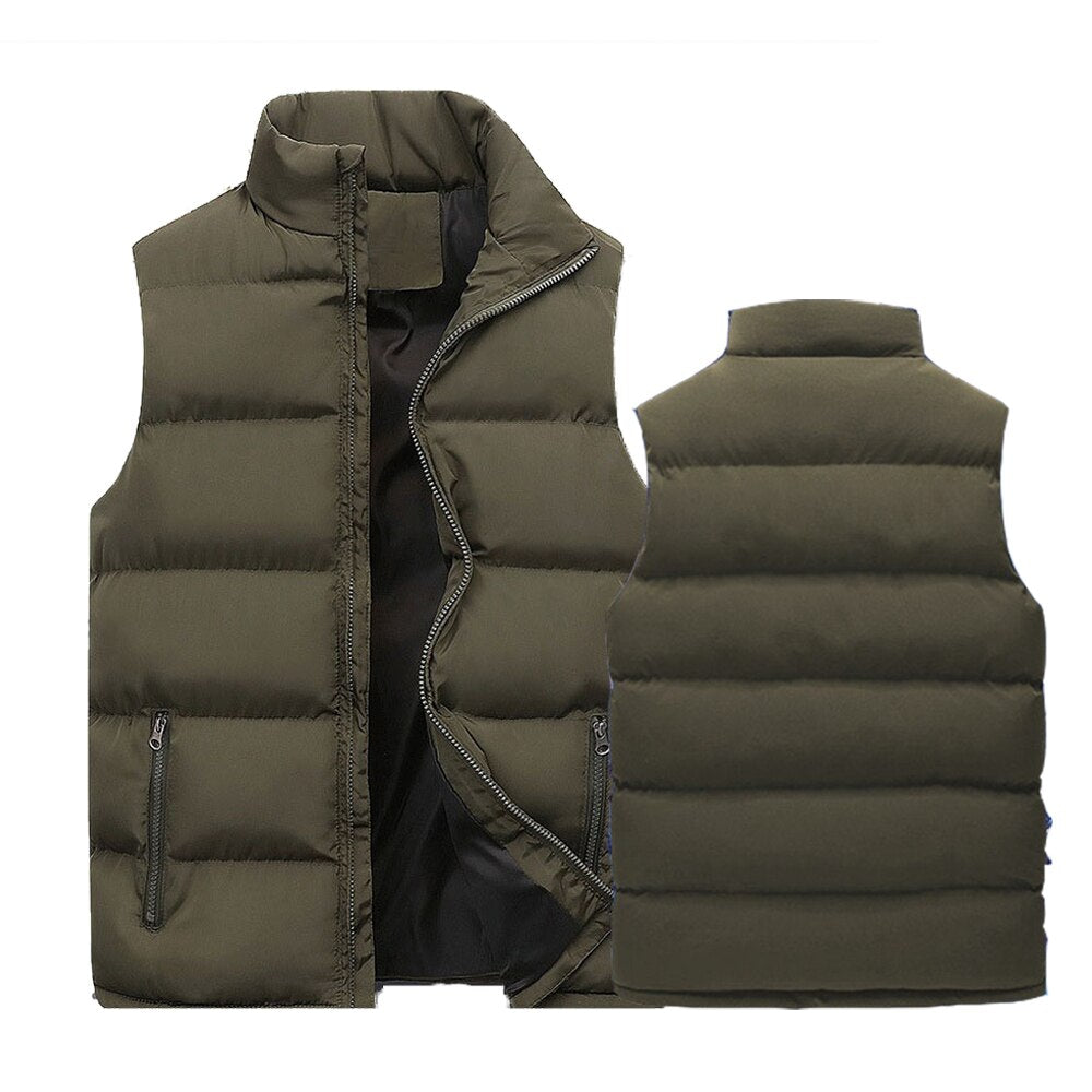 Pufferweste | Mit Reißverschluss | Gepolstert | Bodywarmer | Herrenweste-Chaps Herrenmode