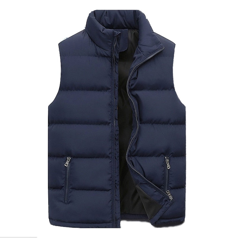 Herren Pufferweste Gepolstert Reißverschluss Bodywarmer - BerlinGlamour
