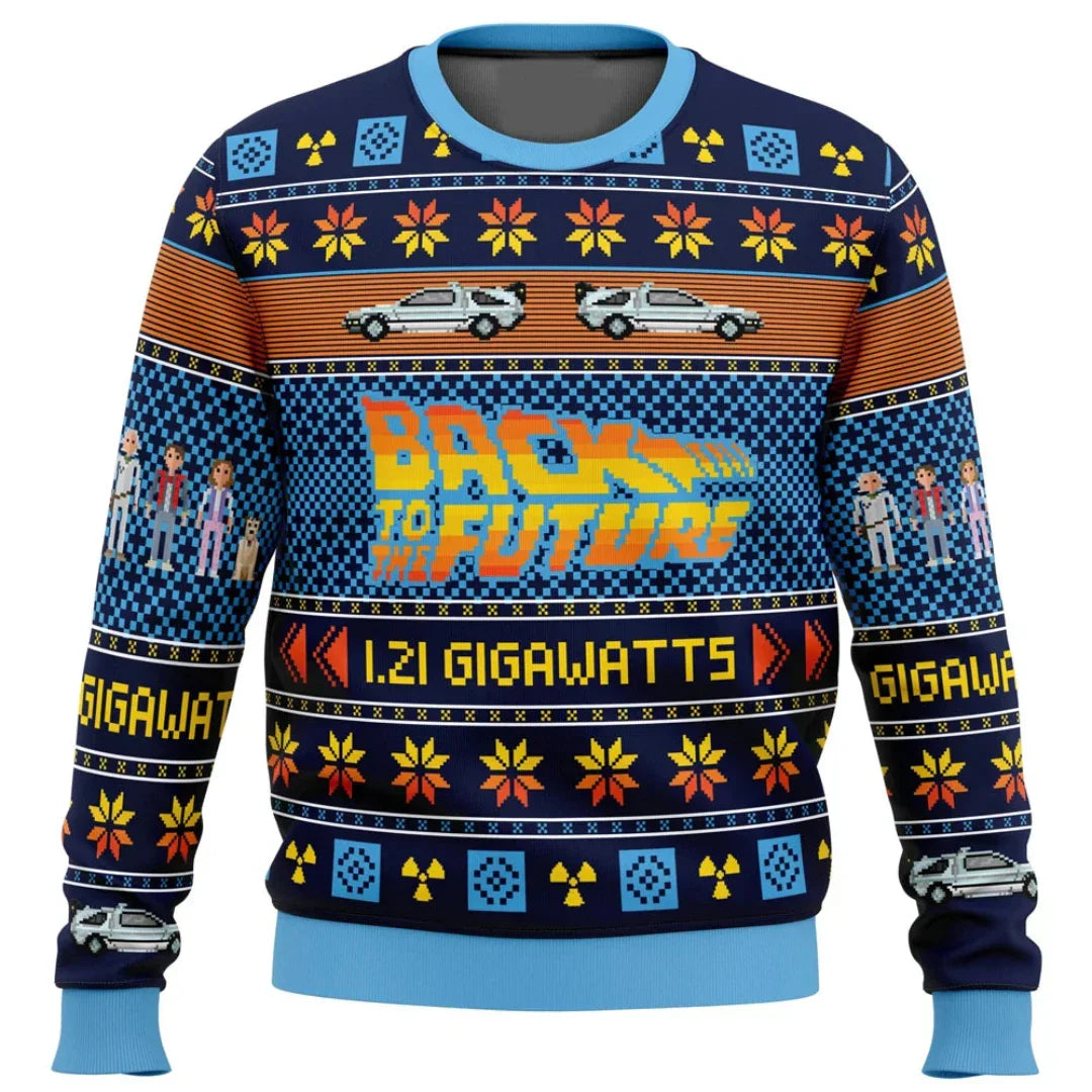 Herren Strickpulli Rundhals Bedruckt Modern - BerlinGlamour