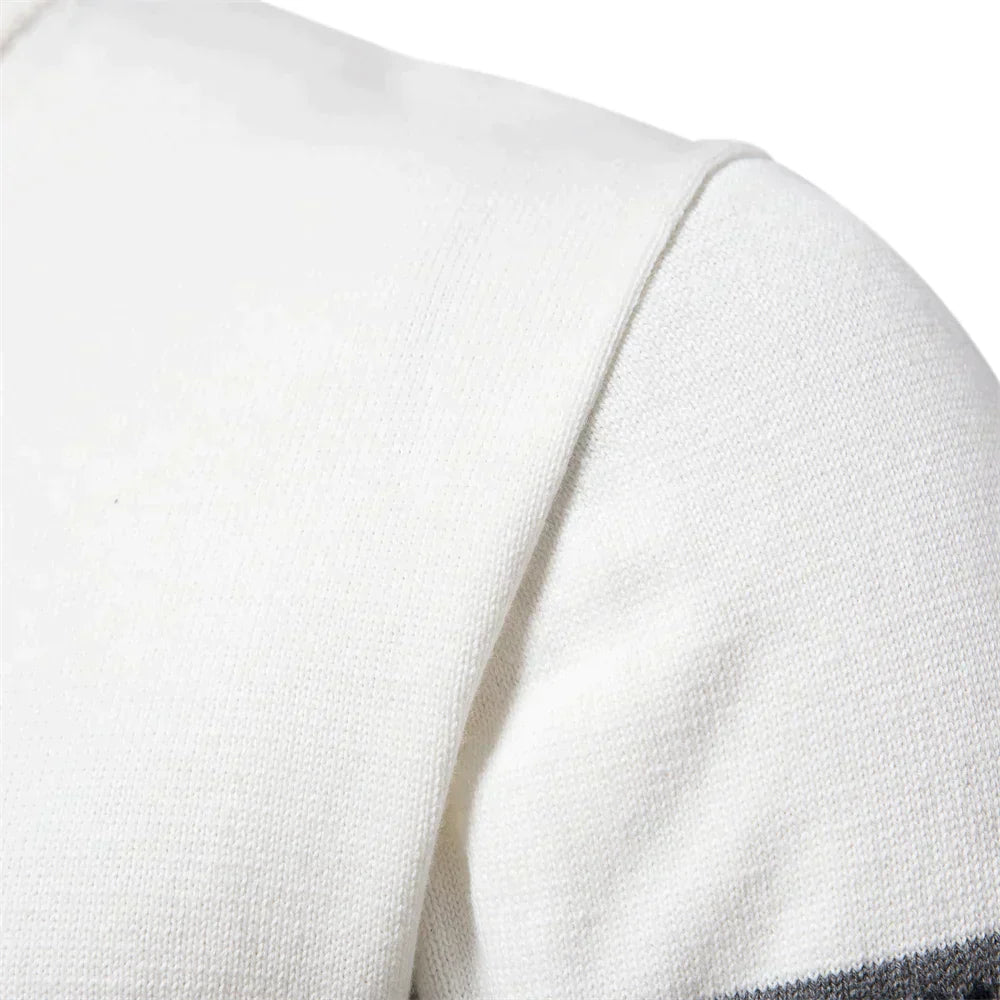 Herren Pullover Reißverschluss Hochgeschlossen Warm - BerlinGlamour