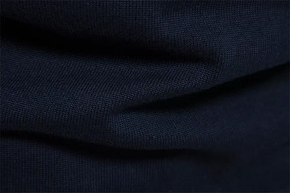 Pullover mit Viertelreißverschluss | Gestreift | Schmal geschnitten | Strickpullover | Herren-Pullover mit halbem Reißverschluss-Chaps Herrenmode