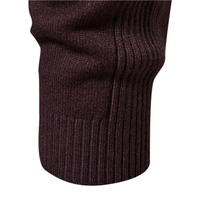 Pullover – Halber Rollkragenpullover aus Strickmischung mit Halsbedeckung 3