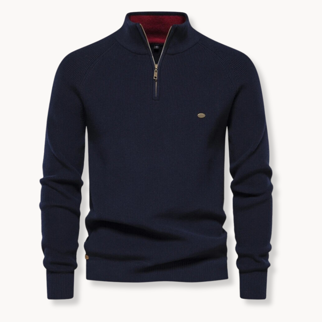 Pullover – weicher Mischstrick und glatter Fall für Komfort 0