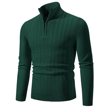 Pullover aus Strickmischung – Zopfmuster und verstellbarer Halsausschnitt 7