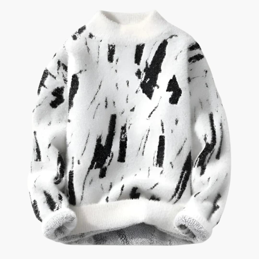 Pullover mit abstraktem Muster für Herren 0