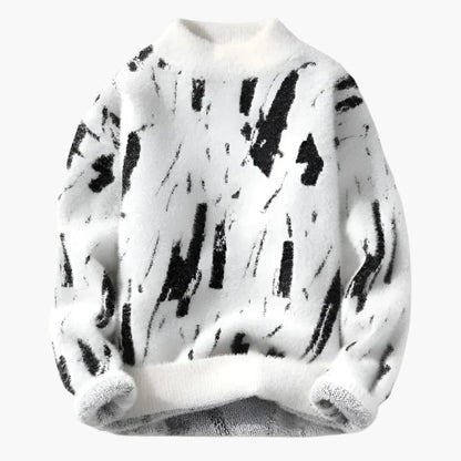 Pullover mit abstraktem Muster für Herren 0