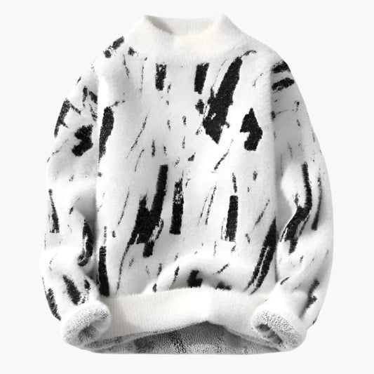 Pullover mit abstraktem Muster für Herren 0