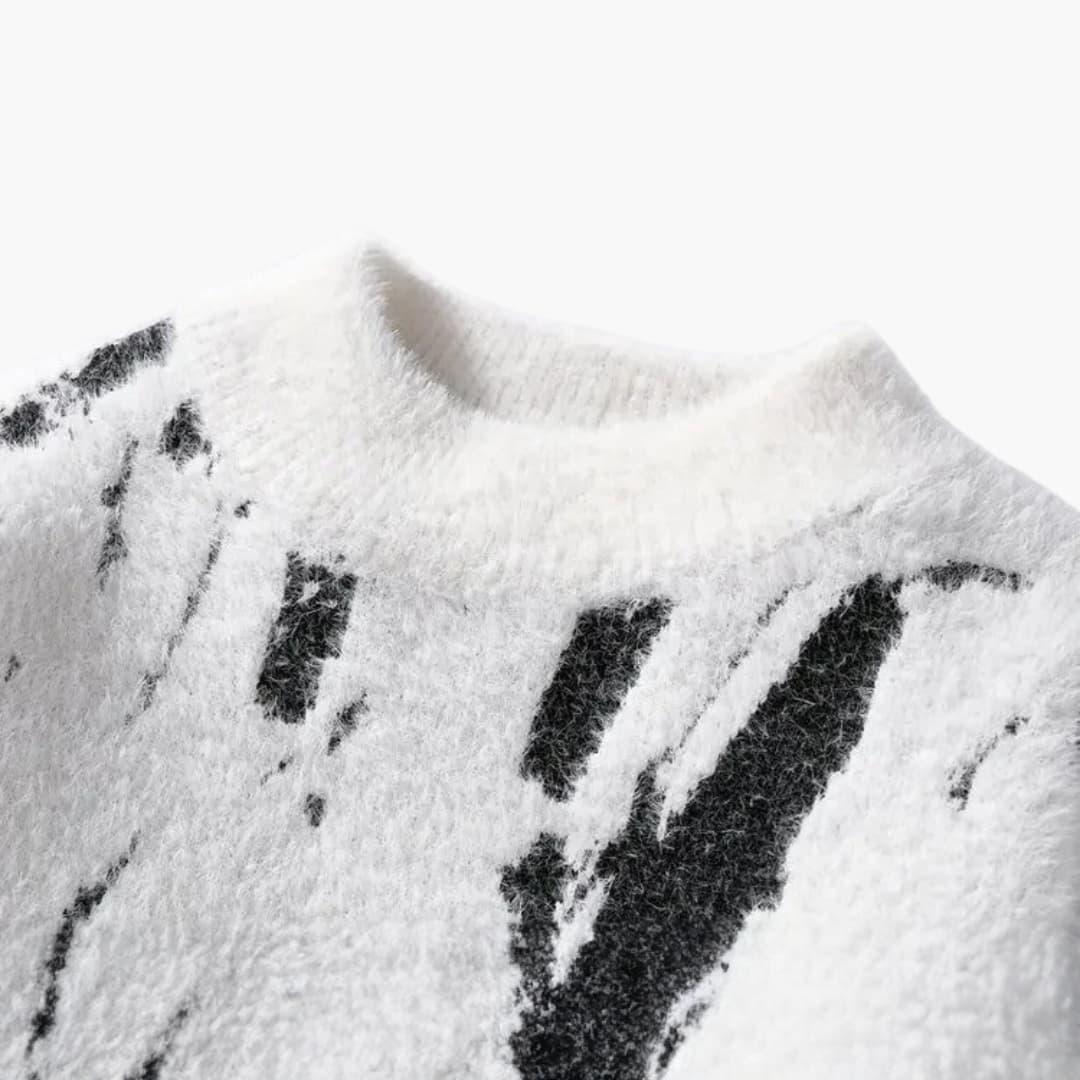Pullover mit abstraktem Muster für Herren 1